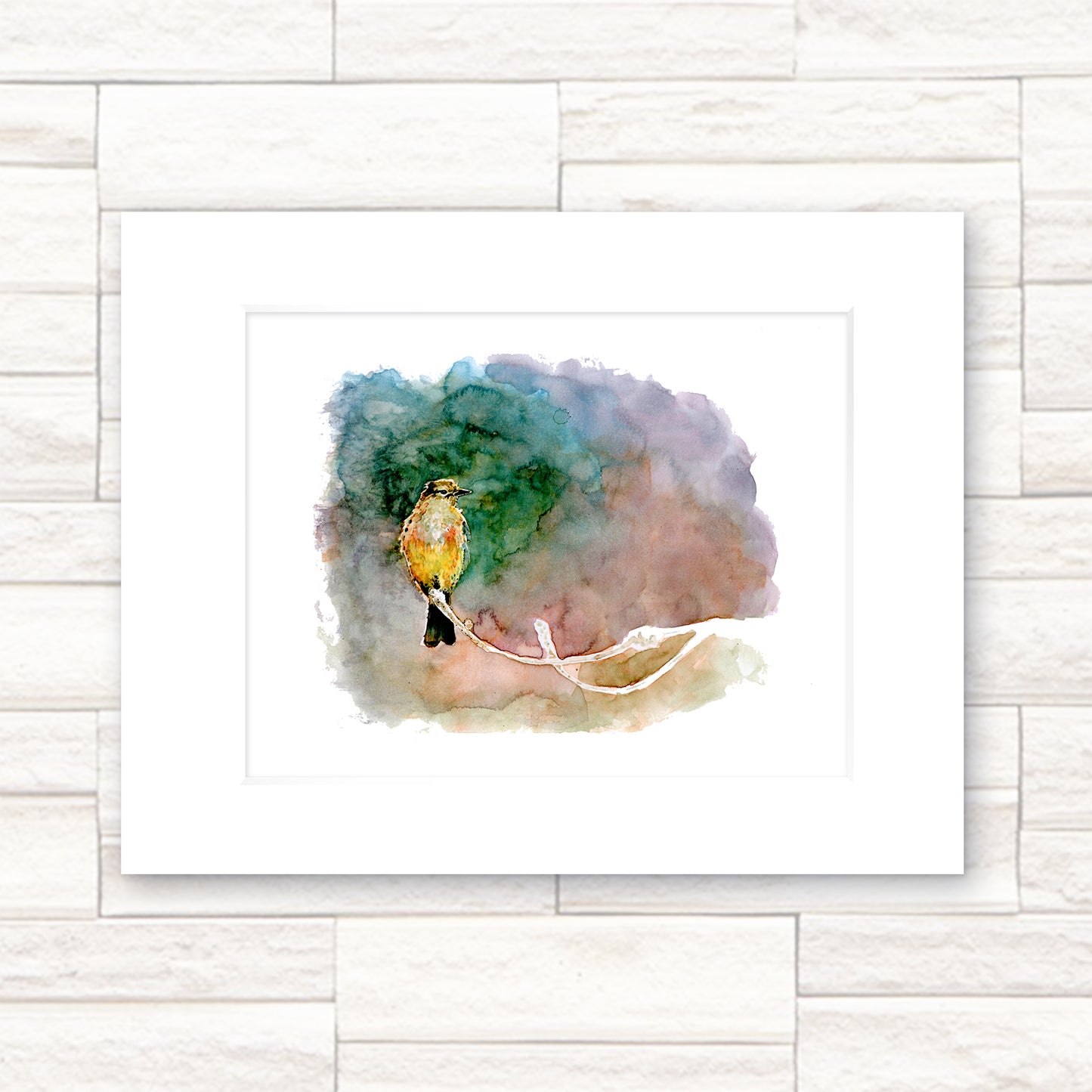 "A Song Along the Trail" - 11x14 Watercolor Print | Hand Painted in the French Countryside