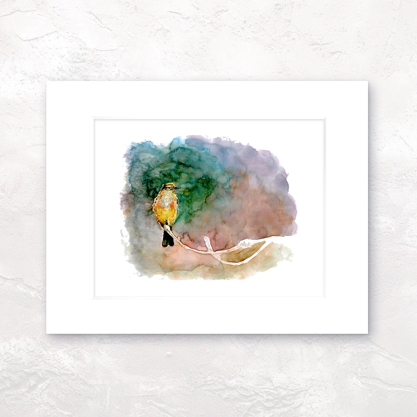 "A Song Along the Trail" - 11x14 Watercolor Print | Hand Painted in the French Countryside