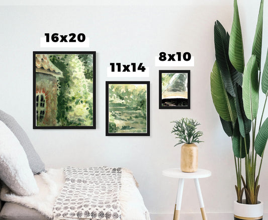 “Beneath the Boughs” - 8x10 Watercolor Print | Appalachian Trail Inspired Art