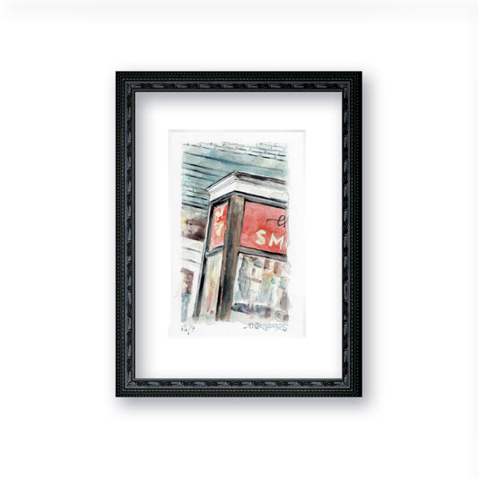 "Ben's Chili" - Artist's Original Watercolor | Appalachian Trail Thru Hikers Art