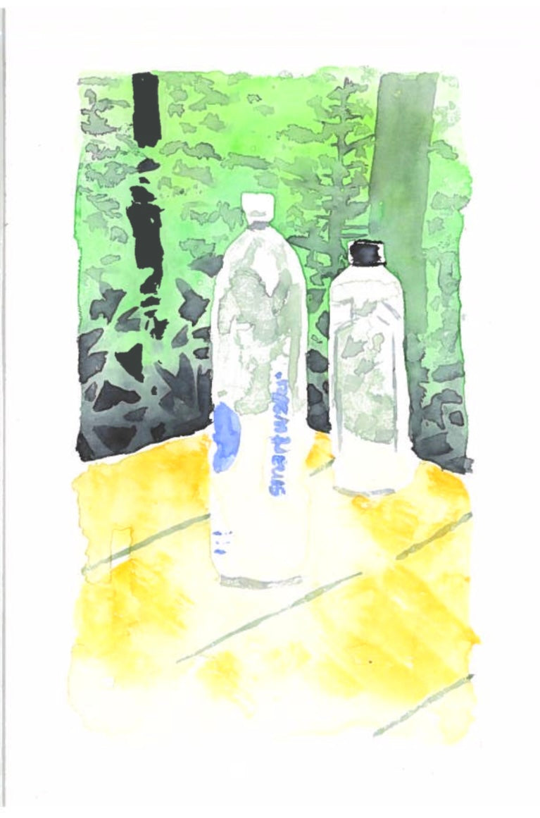 “Smart Water” - 8x10 Watercolor Print | Appalachian Trail Inspired Art