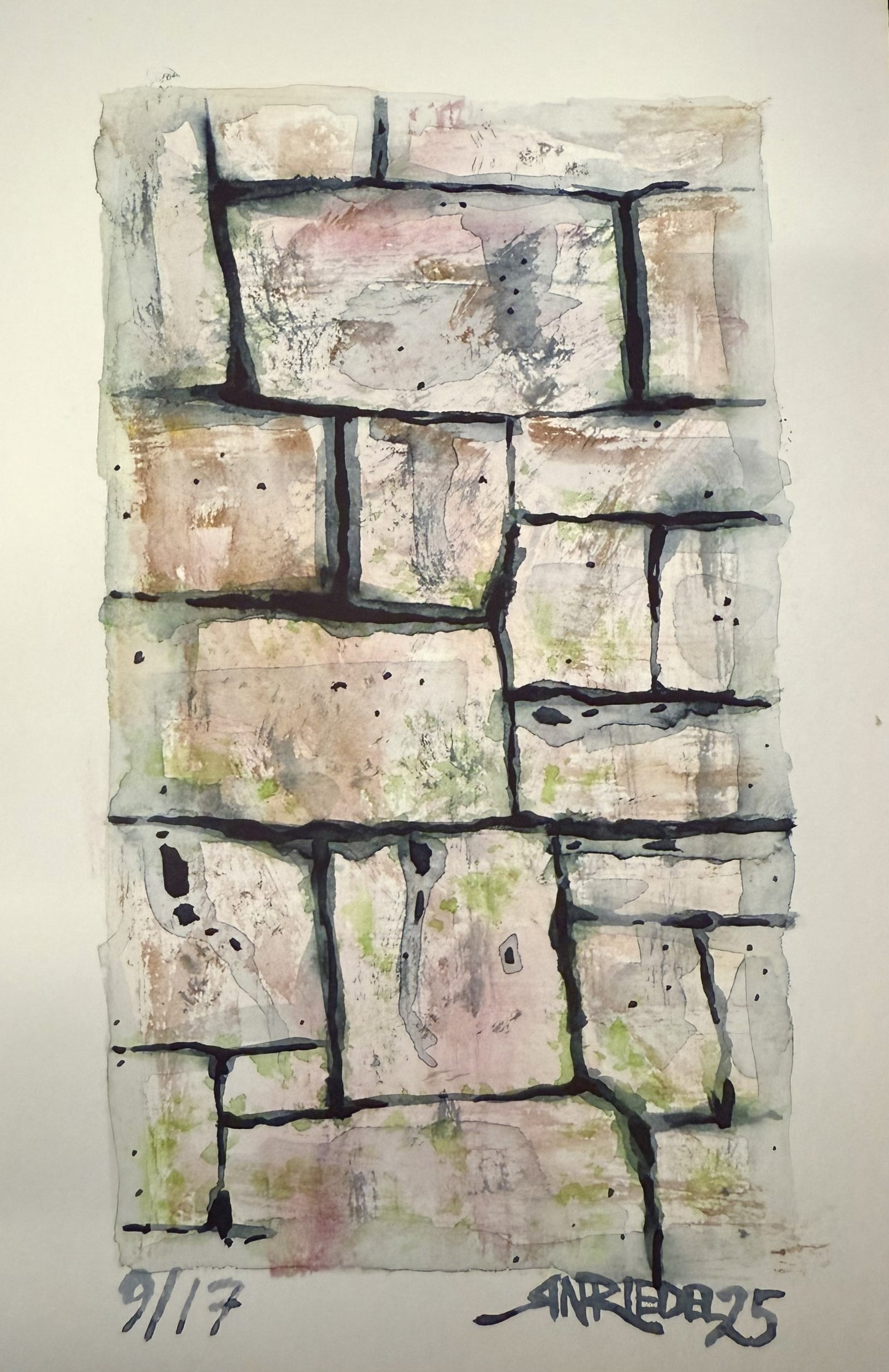 "Stone Shelter” - 8x10 Watercolor Print | Appalachian Trail Inspired Art