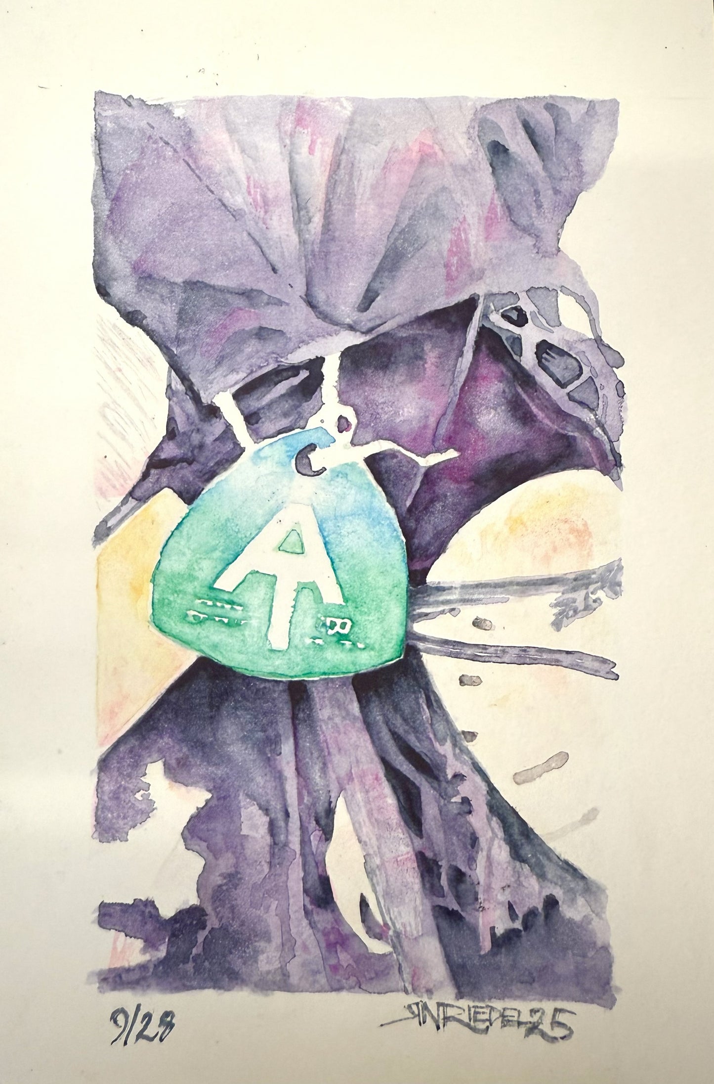 "Bossbae's Pack” - 8x10 Watercolor Print | Appalachian Trail Inspired Art