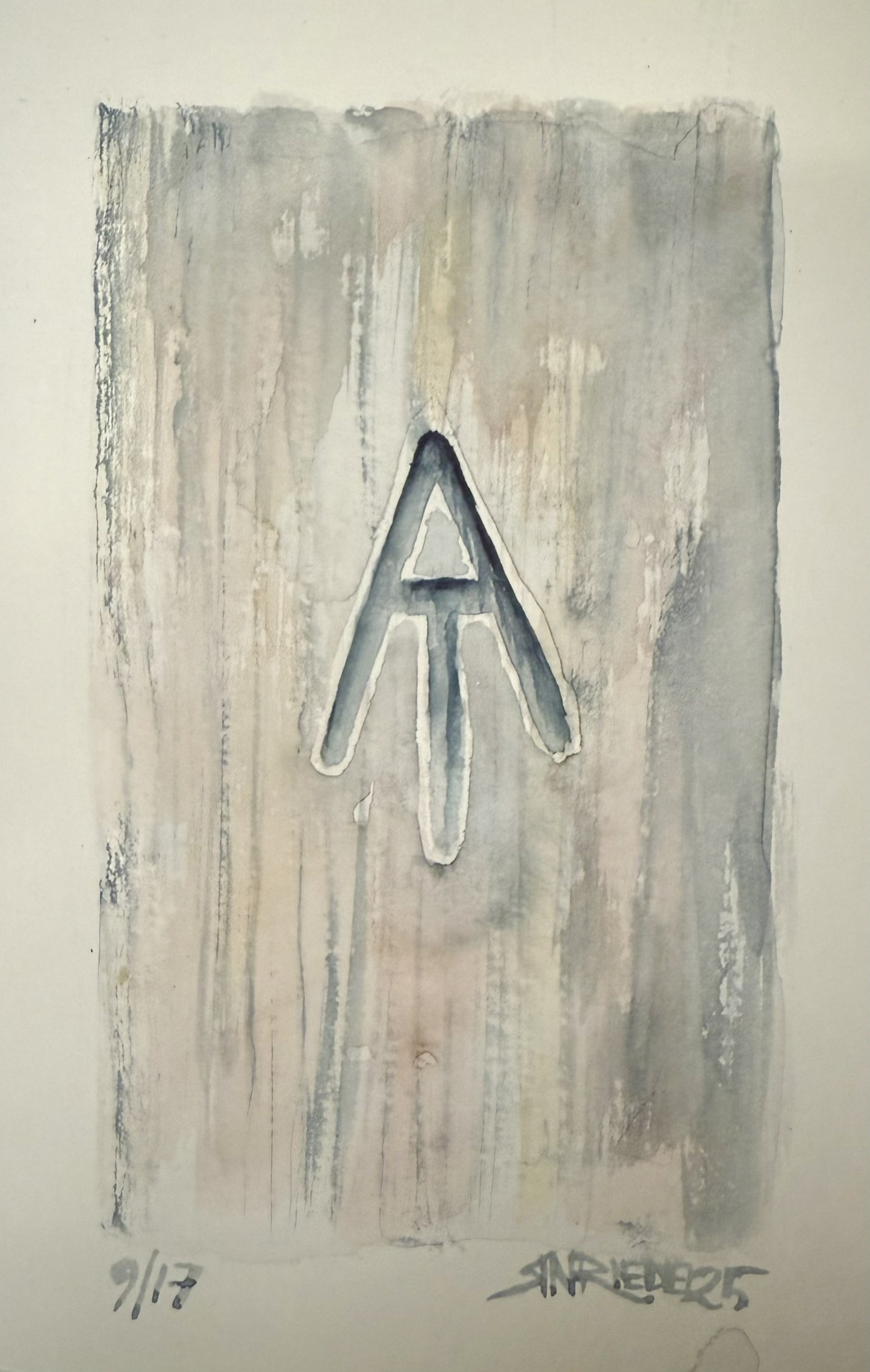 "Carved in Wood” - 8x10 Watercolor Print | Appalachian Trail Inspired Art