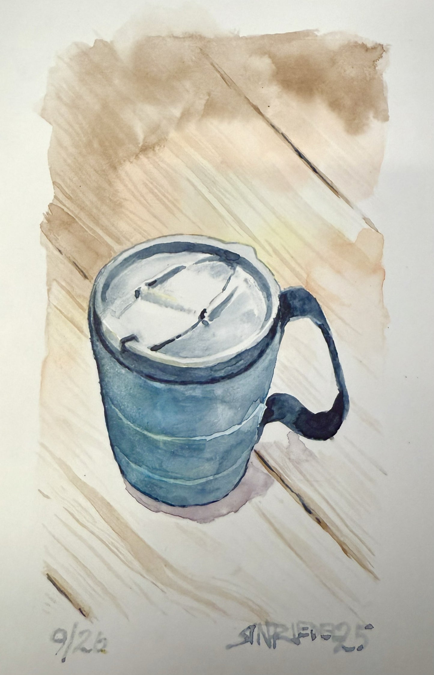 "Hiker's Cup” - 8x10 Watercolor Print | Appalachian Trail Inspired Art