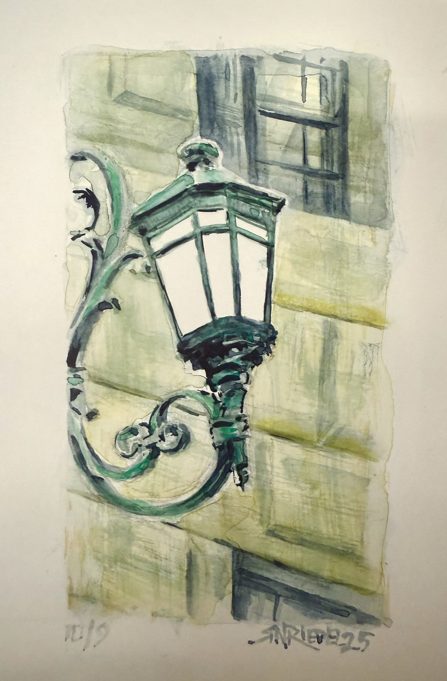 "Department of Justice, DC” - 8x10 Watercolor Print | Appalachian Trail Inspired Art