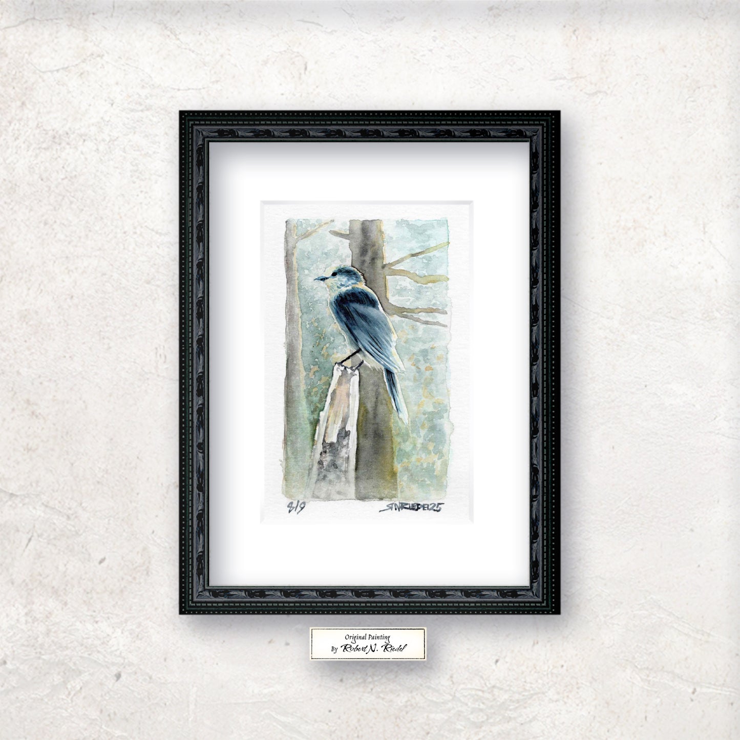 "Trail Companion" - Artist's Original Watercolor | Appalachian Trail Thru Hikers Art