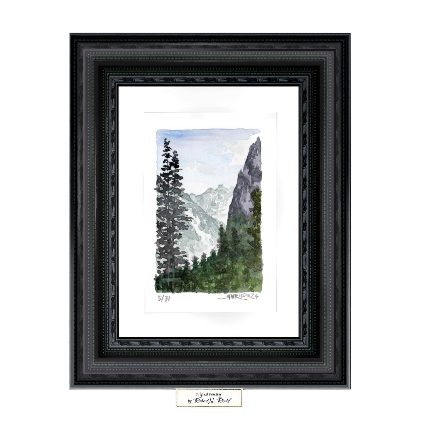 "View from Lone Pine" - Artist's Original | Pacific Crest Trail Original | Lone Pine, California