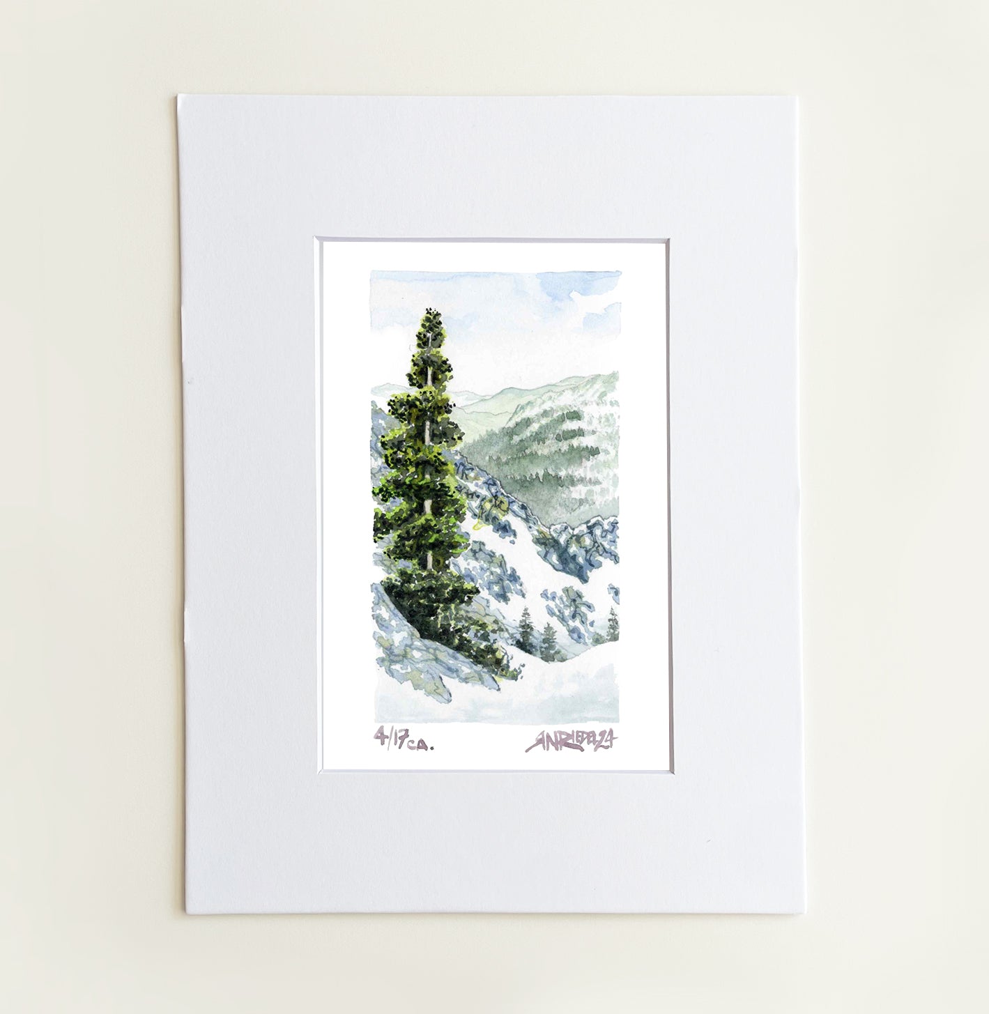 ““Apache Pass” - 8x10 Watercolor Print | Pacific Crest Trail Inspired Art