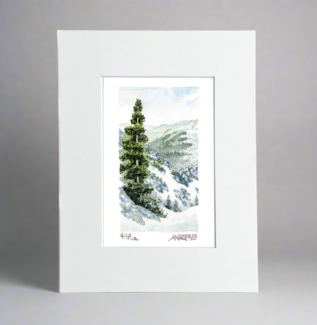 ““Apache Pass” - 8x10 Watercolor Print | Pacific Crest Trail Inspired Art