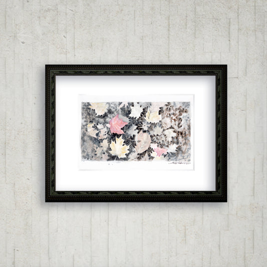 "Fallen Color" - Artist's Original Watercolor | Appalachian Trail Thru Hikers Art