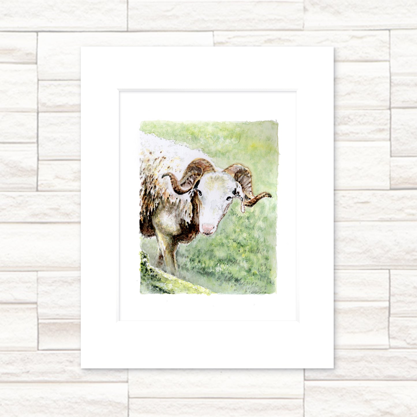 "French Countryside" - 11x14 Watercolor Print | In the French Countryside | Nature & France inspired Art
