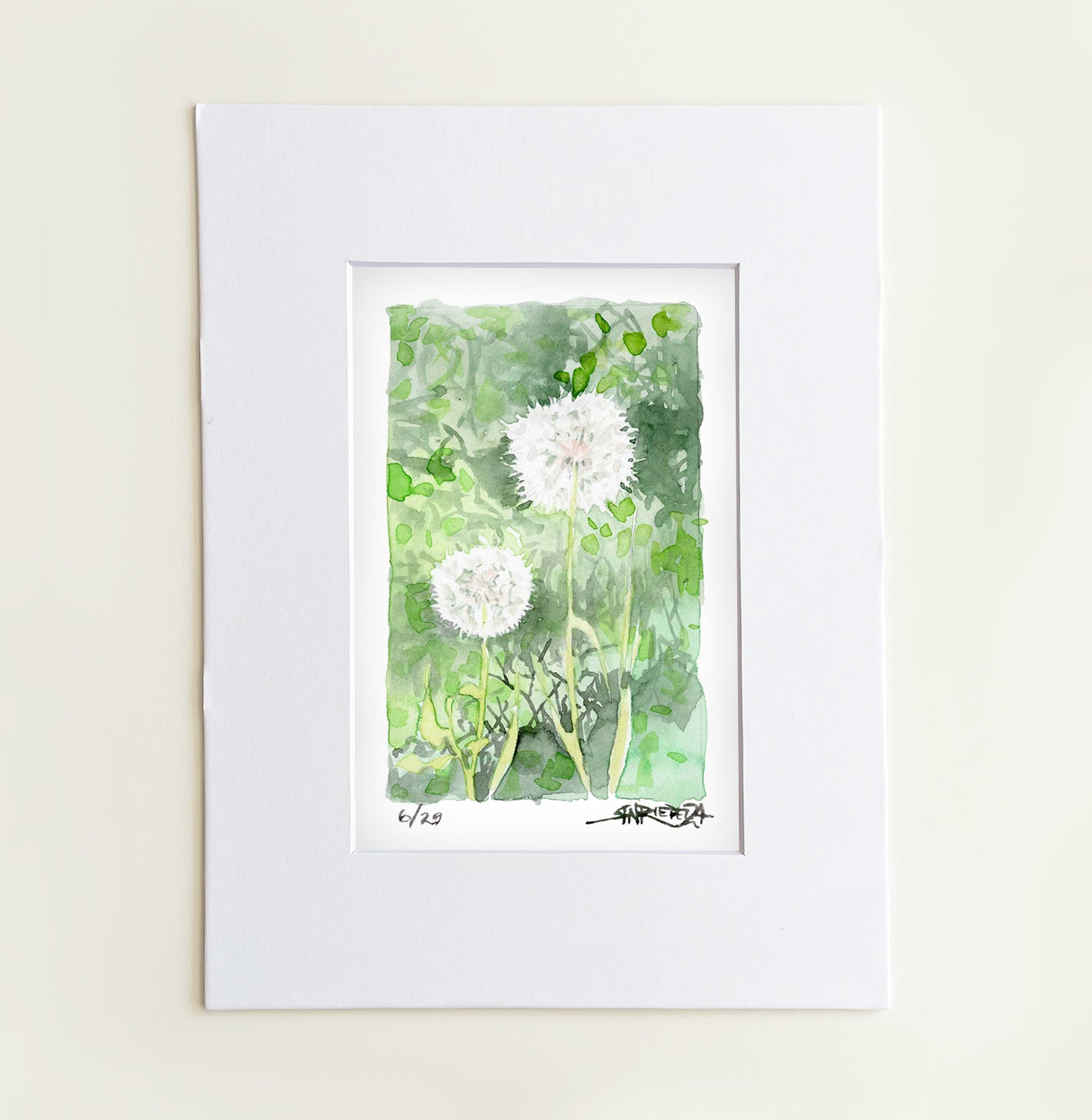 "Make a Wish" - Watercolor Print - 8x10