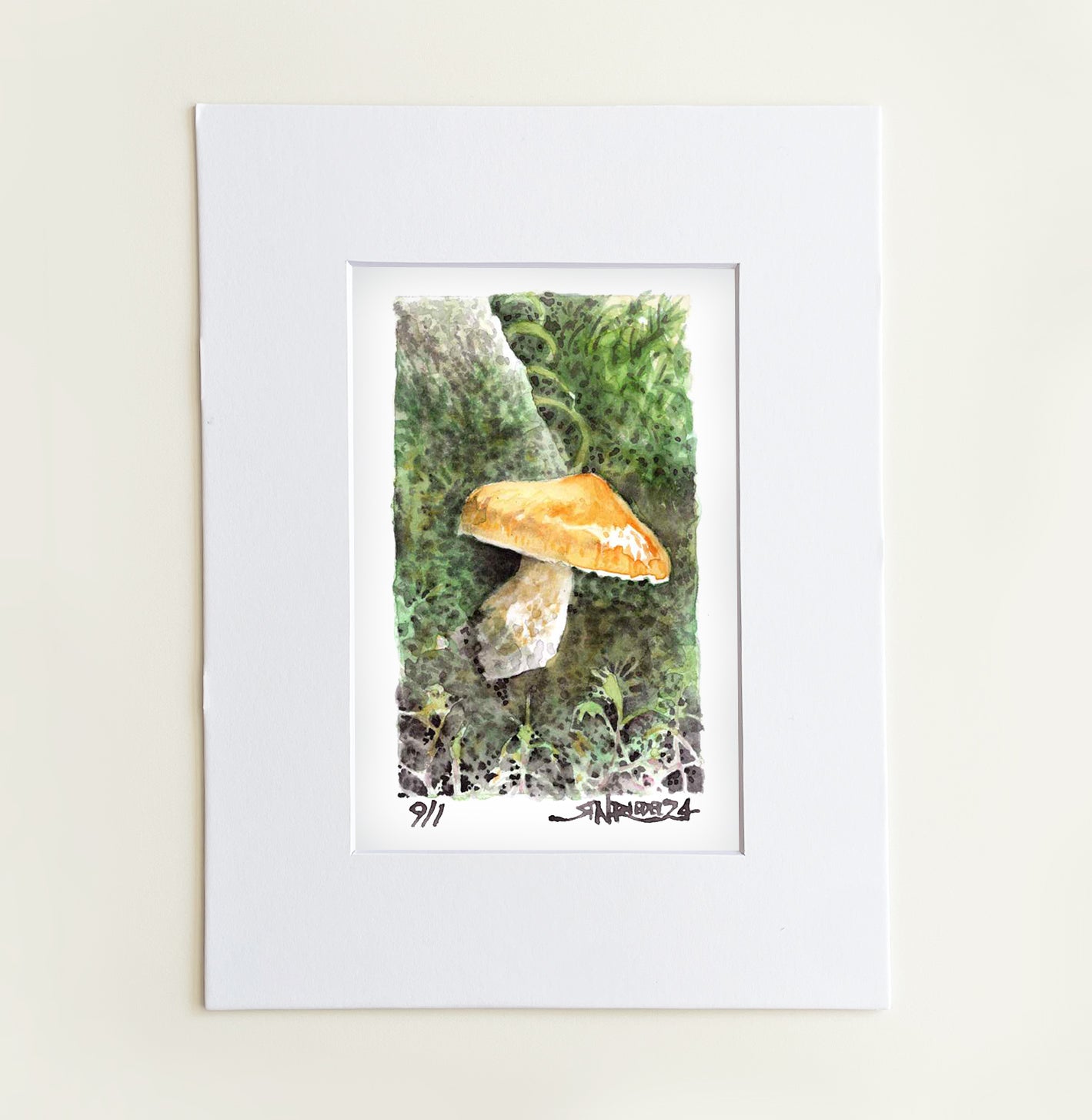 "Plant Life" - Watercolor Print - 8x10