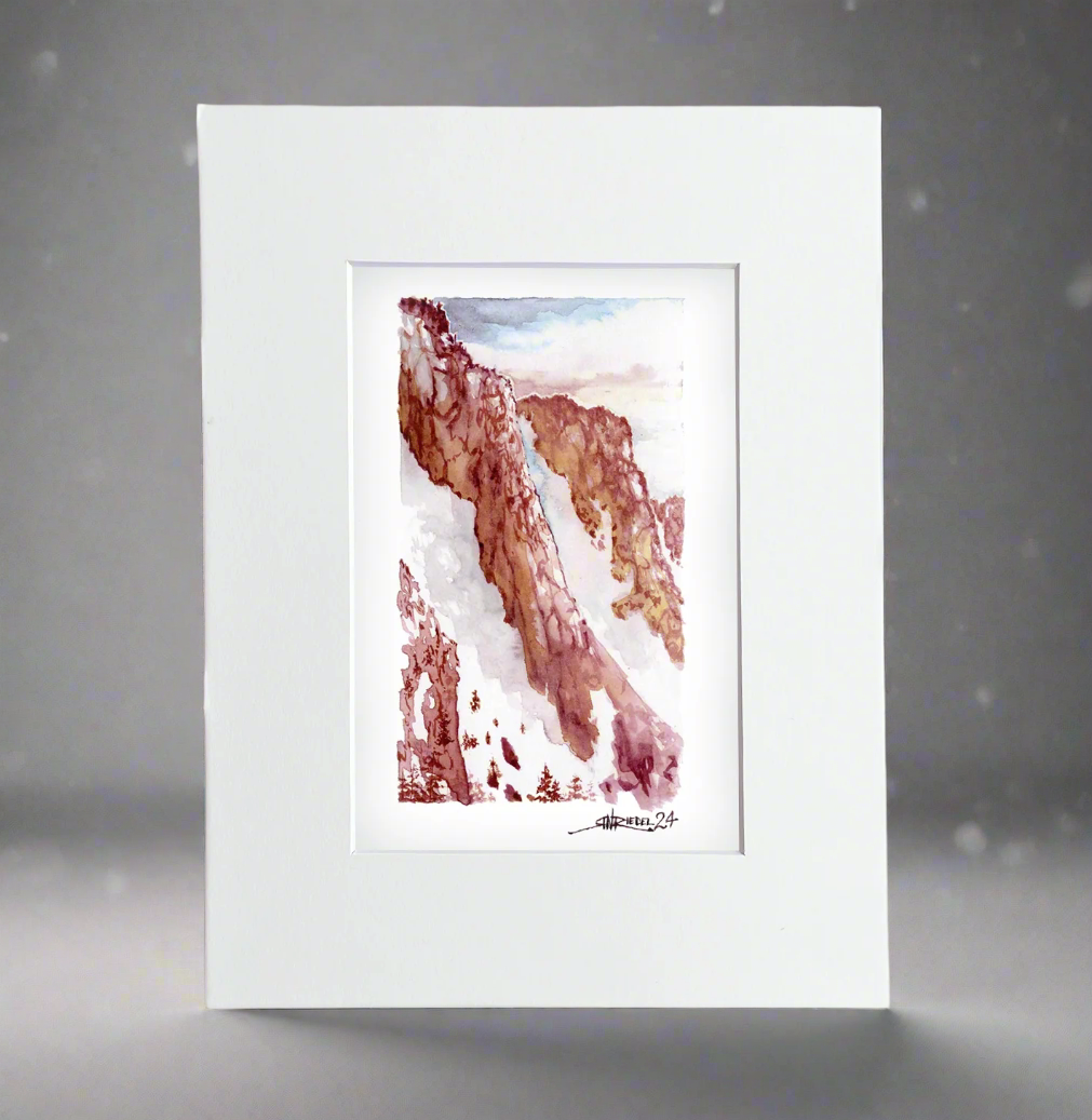 "San Jacinto Sunrise " - 8x10 Watercolor Print | Pacific Crest Trail Inspired Art