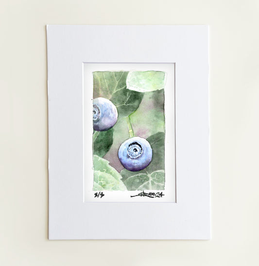 "Trail Snack"  - 8x10  Watercolor Print | Pacific Crest Trail Inspired Art