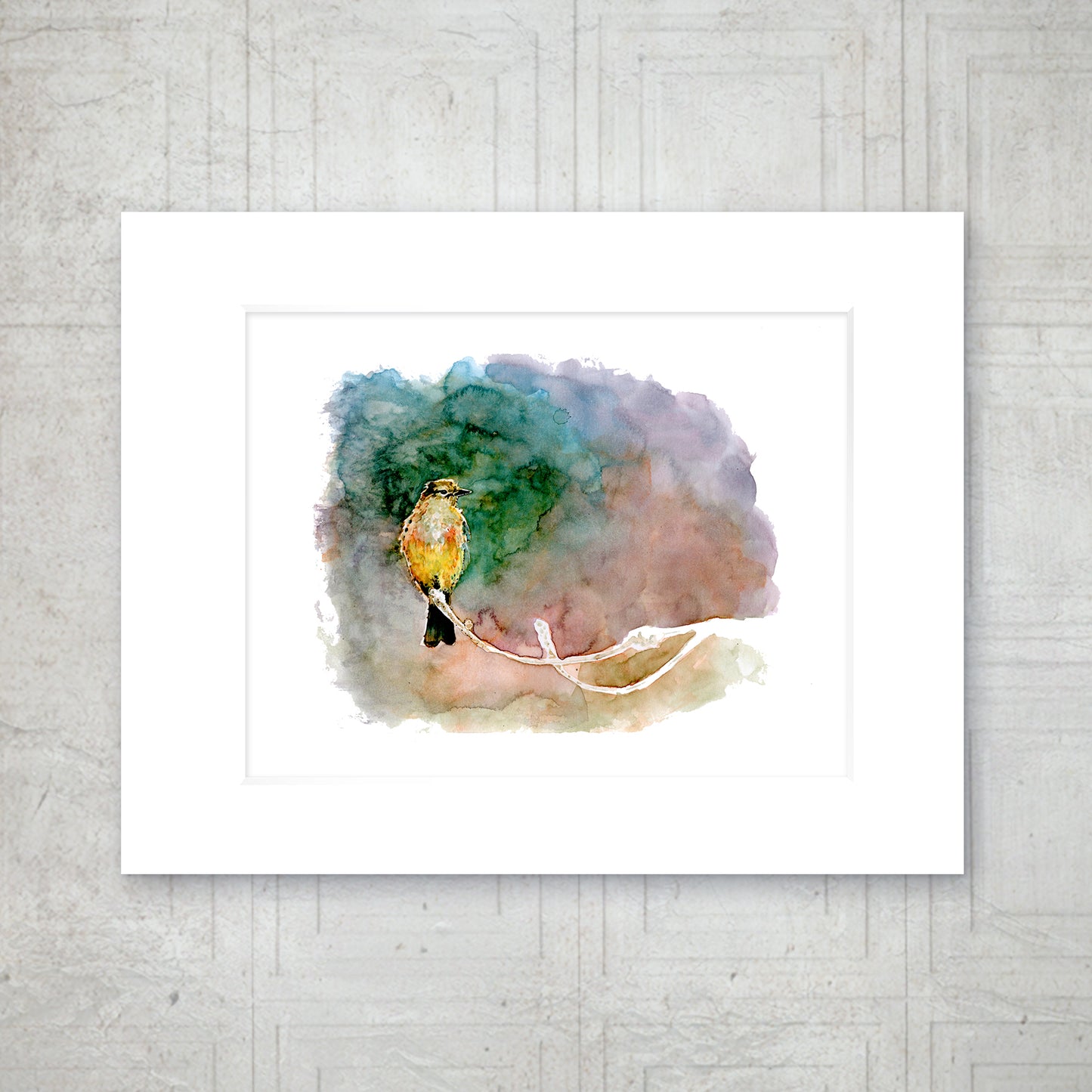 "A Song Along the Trail" - 11x14 Watercolor Print | Hand Painted in the French Countryside