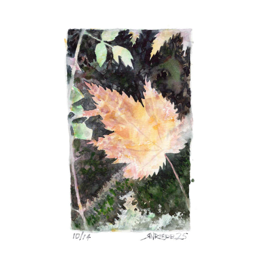 "Season of Gold” - 8x10 Watercolor Print | Appalachian Trail Inspired Art