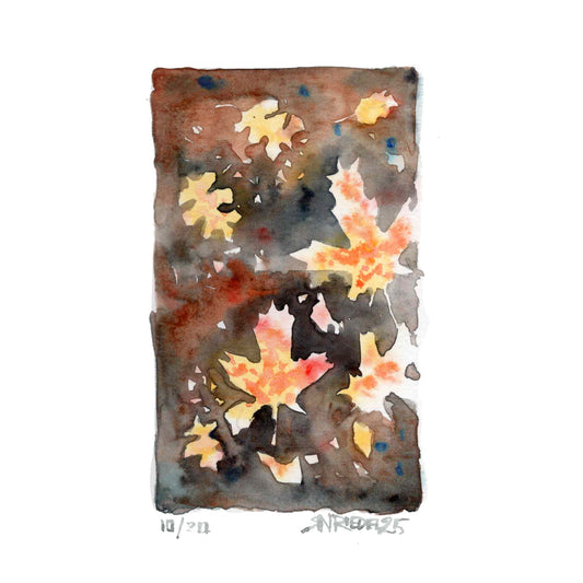 "Golden Ocean” - 8x10 Watercolor Print | Appalachian Trail Inspired Art