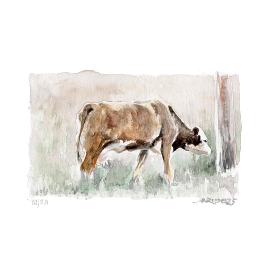"Catawba Pasture” - 8x10 Watercolor Print | Appalachian Trail Inspired Art