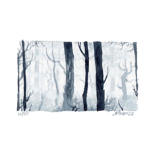 "After the Downpour” - 8x10 Watercolor Print | Appalachian Trail Inspired Art