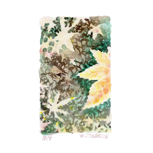 "Map the Forest Floor” - 8x10 Watercolor Print | Appalachian Trail Inspired Art