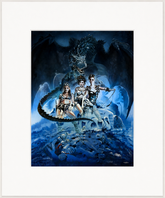 "Sisters of the Dragon" 11x14 Print | Fantasy Art Print | Dragon Art | Warrior Woman