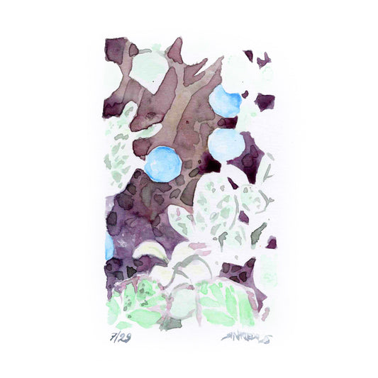 "The Sweetest Hue” - 8x10 Watercolor Print | Appalachian Trail Inspired Art