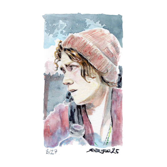 "Ruined Portrait” - 8x10 Watercolor Print | Appalachian Trail Inspired Art