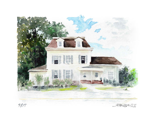 "Through these Windows" - 11x14 Watercolor Print  | Appalachian Trail Inspired Artwork