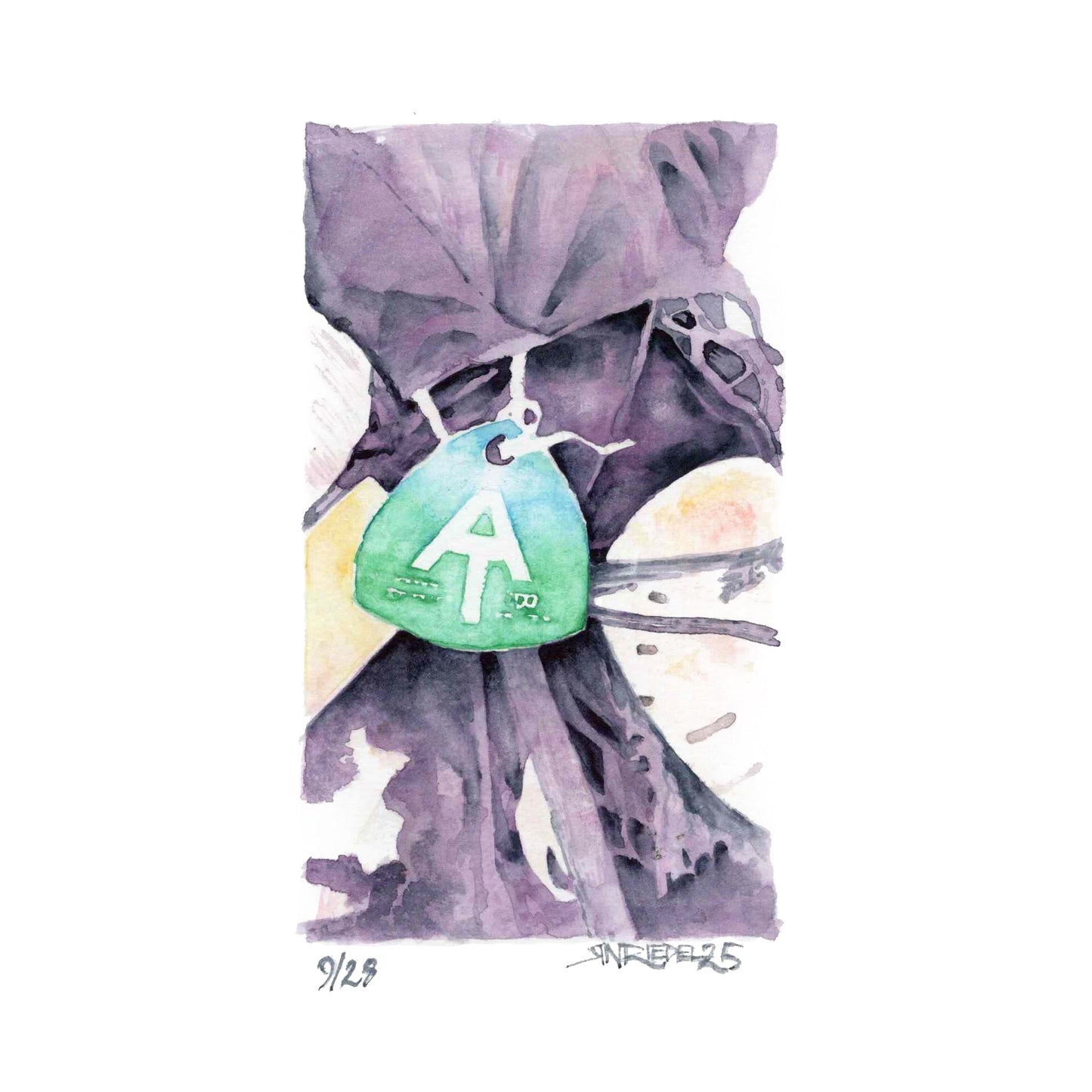 "Bossbae's Pack” - 8x10 Watercolor Print | Appalachian Trail Inspired Art