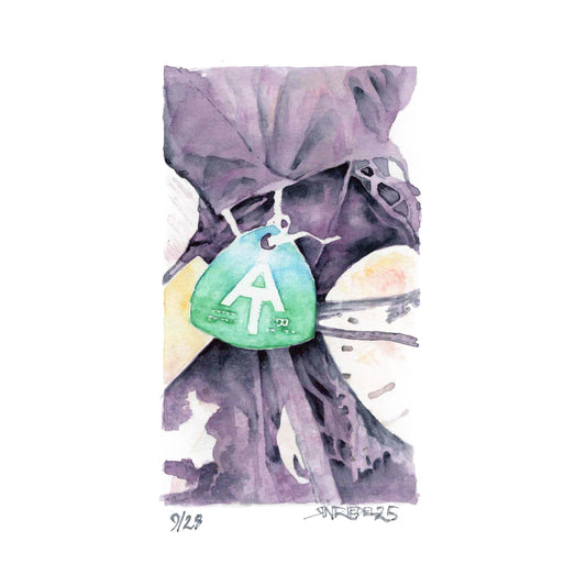 "Bossbae's Pack” - 8x10 Watercolor Print | Appalachian Trail Inspired Art