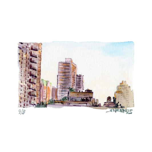 "West View, New York ” - 8x10 Watercolor Print | Appalachian Trail Inspired Art