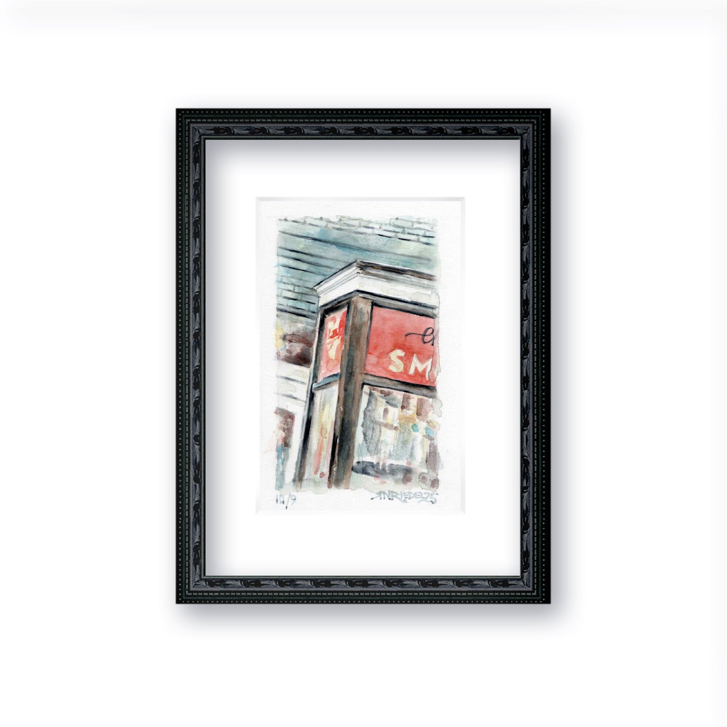 "Ben's Chili" - Artist's Original Watercolor  | Appalachian Trail Thru Hikers Art