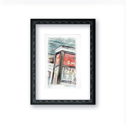 "Ben's Chili" - Artist's Original Watercolor  | Appalachian Trail Thru Hikers Art