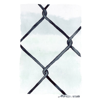 "Dimond Links” - 8x10 Watercolor Print | Appalachian Trail Inspired Art