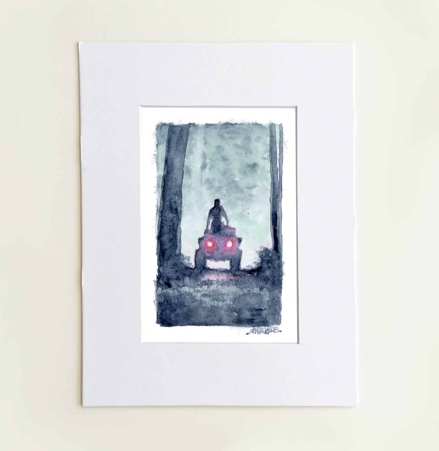 "Garrison Quad” - 8x10 Watercolor Print | Appalachian Trail Inspired Art