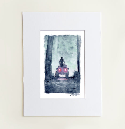 "Garrison Quad” - 8x10 Watercolor Print | Appalachian Trail Inspired Art
