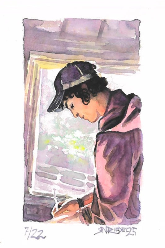 “The Writer's Window” - 8x10 Watercolor Print | Appalachian Trail Inspired Art