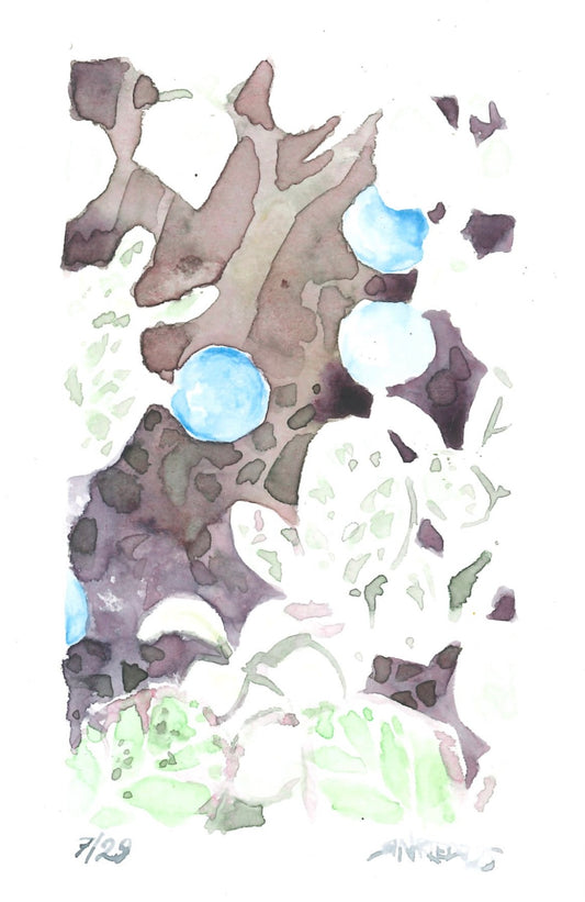 "The Sweetest Hue” - 8x10 Watercolor Print | Appalachian Trail Inspired Art