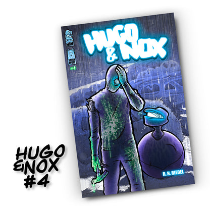 Hugo and Nox Comic Book Bundle – Issues #1–4 | Sci-Fi Series by Robert N. Riedel