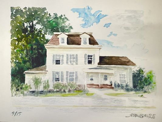 "Through these Windows" - 11x14 Watercolor Print  | Appalachian Trail Inspired Artwork