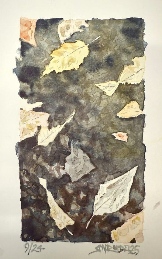 "Forest Floor” - 8x10 Watercolor Print | Appalachian Trail Inspired Art