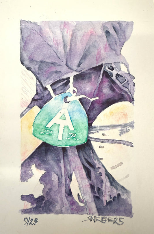 "Bossbae's Pack” - 8x10 Watercolor Print | Appalachian Trail Inspired Art