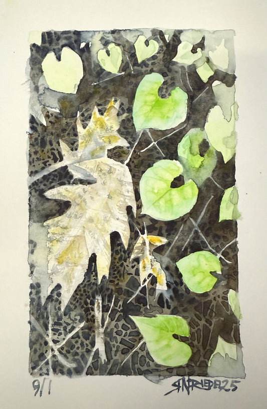 "Appalachian Green” - 8x10 Watercolor Print | Appalachian Trail Inspired Art