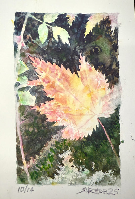 "Season of Gold” - 8x10 Watercolor Print | Appalachian Trail Inspired Art