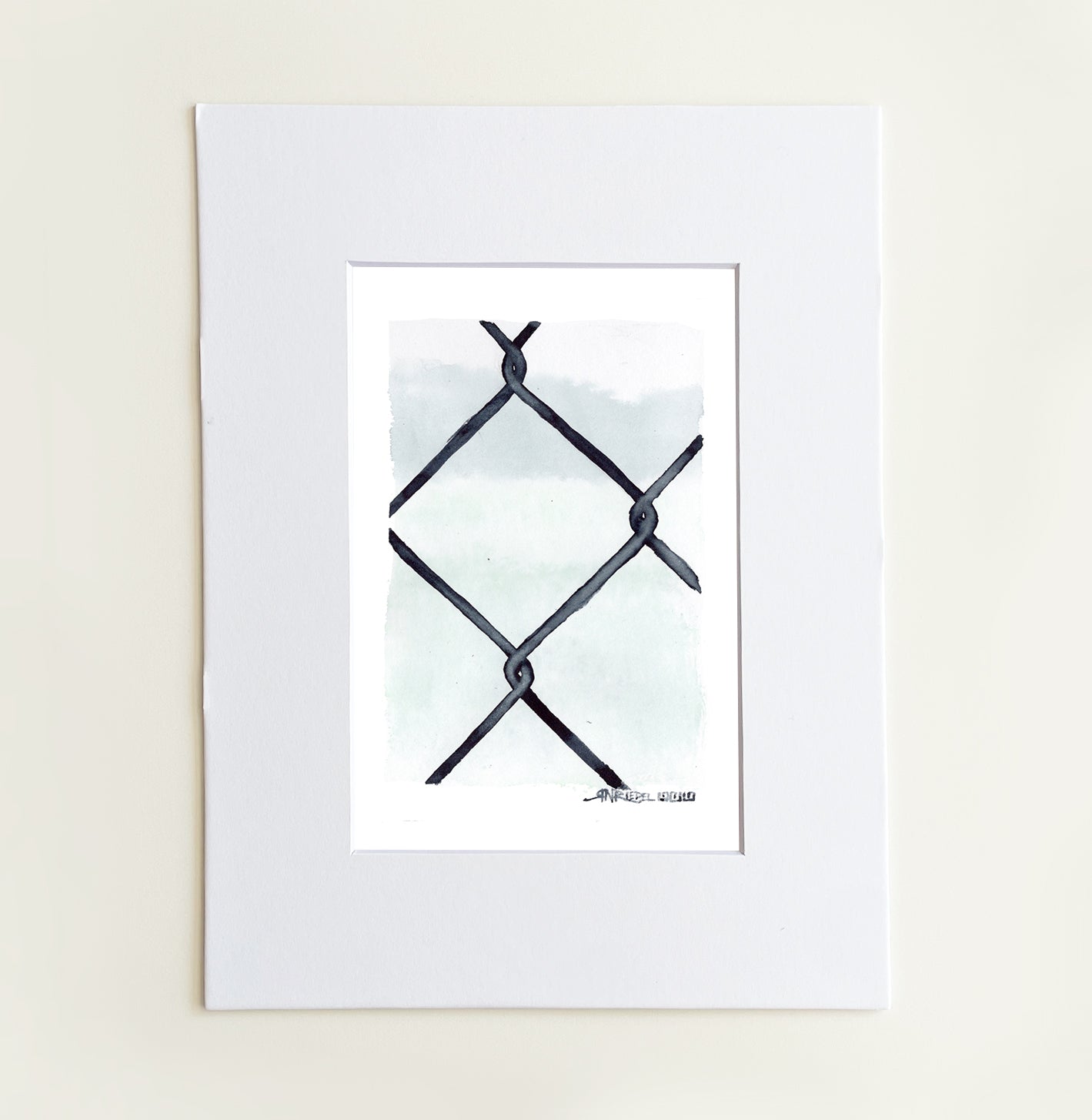 "Dimond Links” - 8x10 Watercolor Print | Appalachian Trail Inspired Art