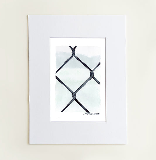 "Dimond Links” - 8x10 Watercolor Print | Appalachian Trail Inspired Art