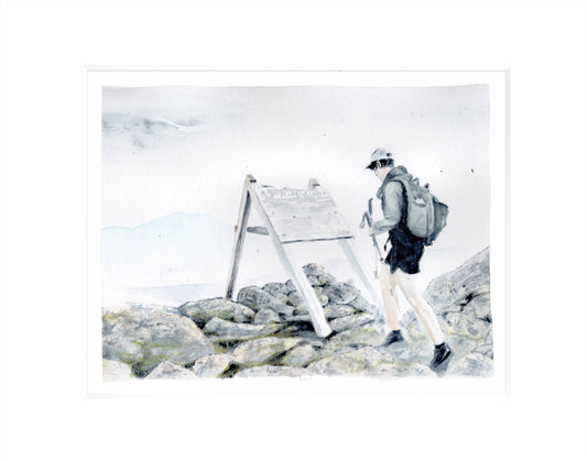 "The Dream" - 11x14 Watercolor Print  | Appalachian Trail Inspired Artwork