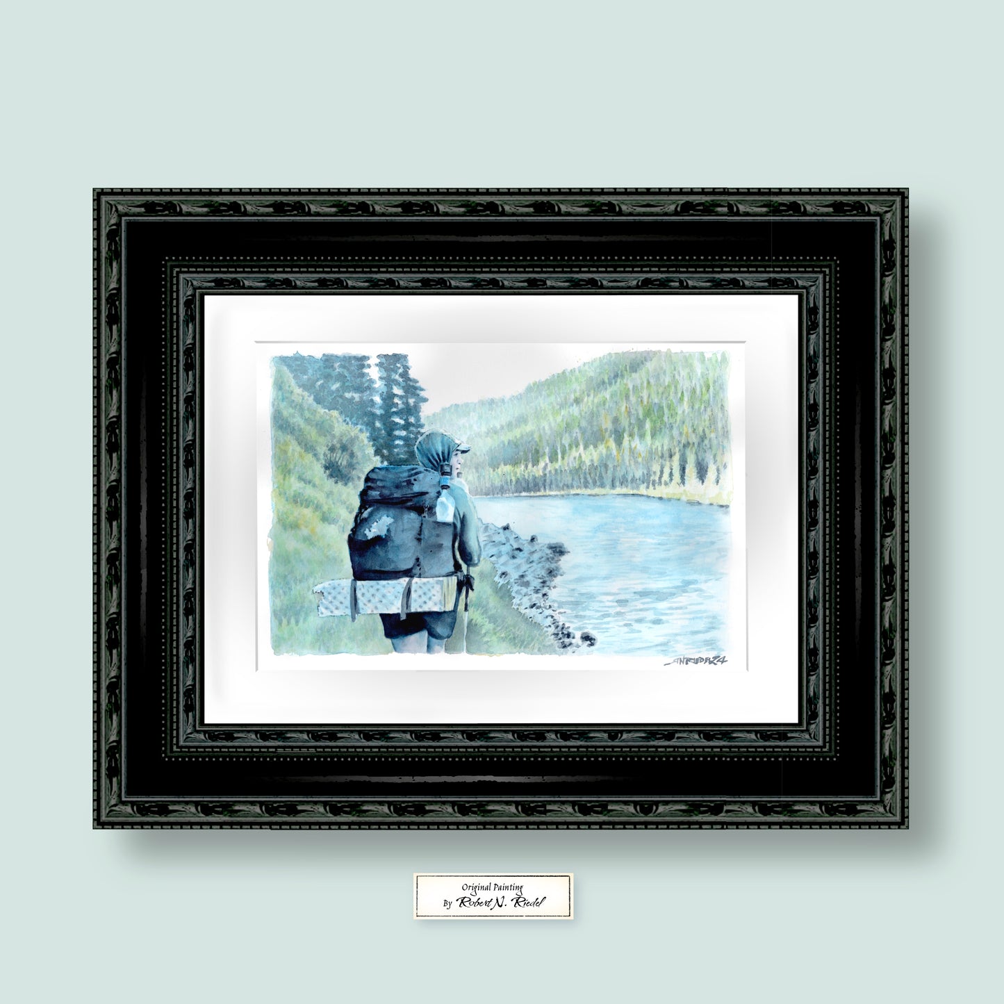 "Almost There" -Artist's Original  | Original Hand-Painted Watercolor from the Pacific Crest Trail